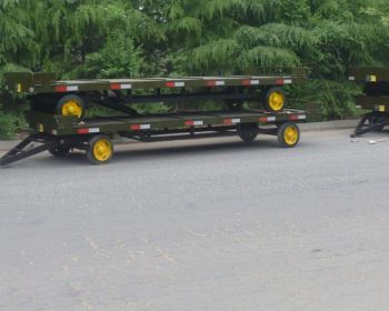 平板掛車(chē)的倒車(chē)技巧